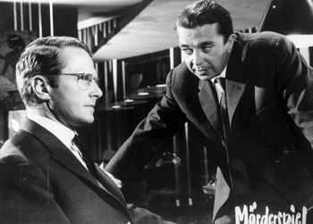 Harry Meyn  (li.) und Wolfang Kieling in "Mrderspiel" von 1961 - Foto: Murnau-Stiftung