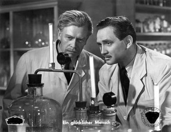 Ewald Balser (li.) und Gustav Knuth in "Ein glücklicher Mensch", 1943, Regie: Paul Verhoeven - Foto: Murnau-Stiftung