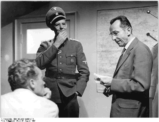 Dreharbeiten zu "Nackt unter Wlfen" - Foto: Bundesarchiv/Eva Brggemann