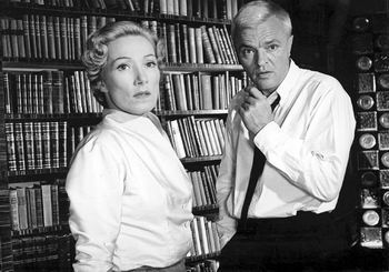 Brigitte Horney und Peter van Eyck in "Der glserne Turm", 1957, Regie: Harald Braun - Foto: Murnau-Stiftung