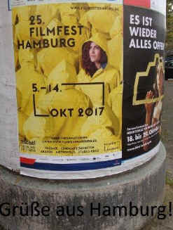 Plakat zum Filmfest - fotografiert von VIRIGINA